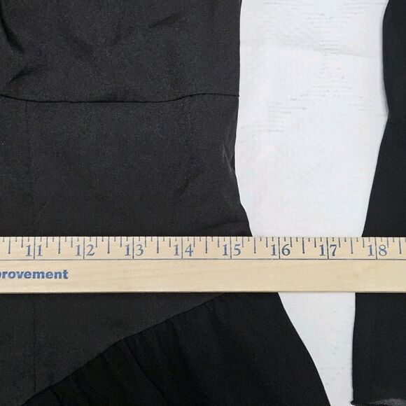 Romwe Dress Women's Lg Black Whimsygoth Fairy Off Shoulder Sheer Bell Sleeve NWT - Picture 13 of 14